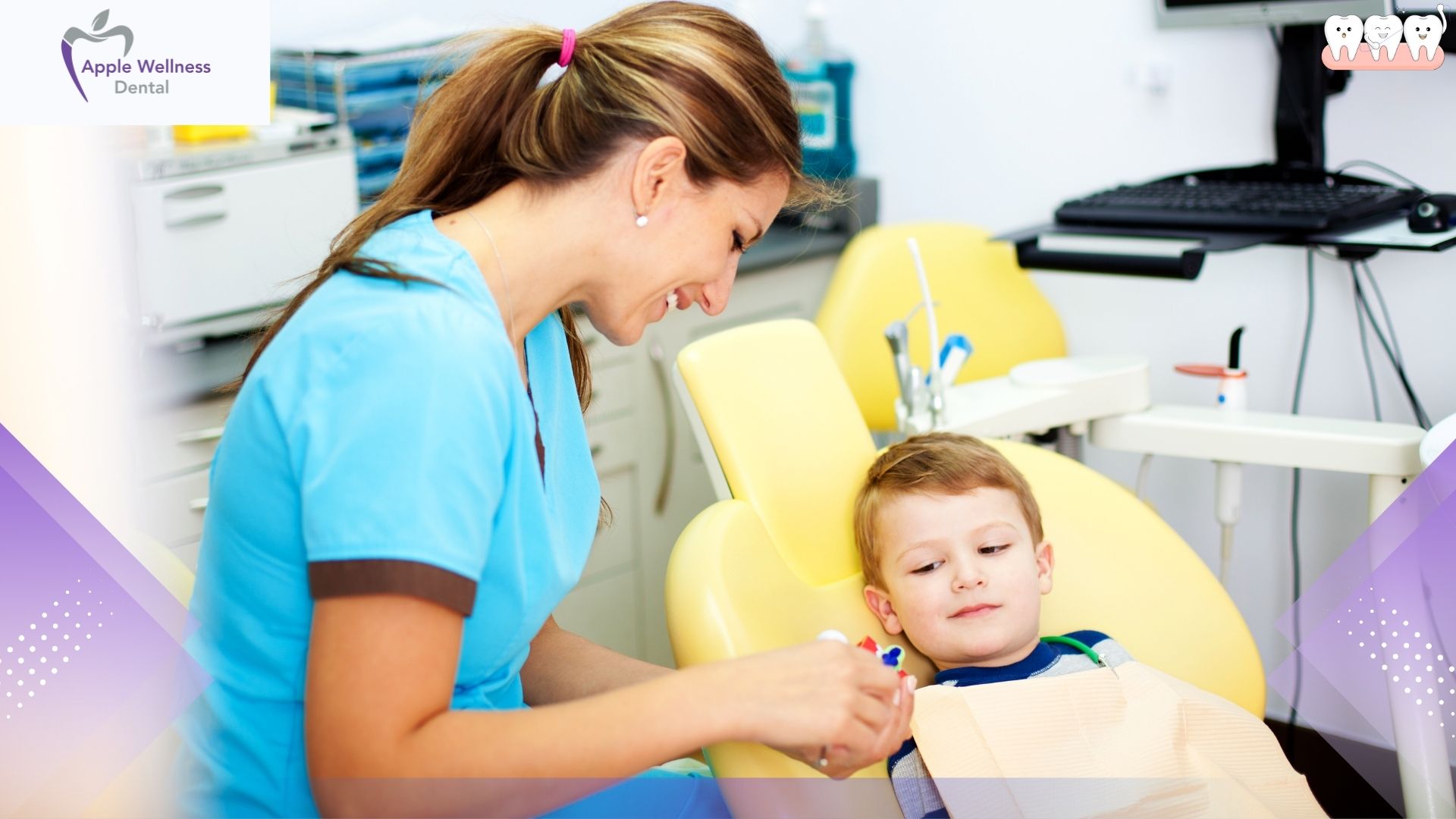 What Are the Benefits of Choosing a Pediatric Dentist in Airdrie - Apple Wellness Dental What Are the Benefits of Choosing a Pediatric Dentist in Airdrie - Apple Wellness Dental