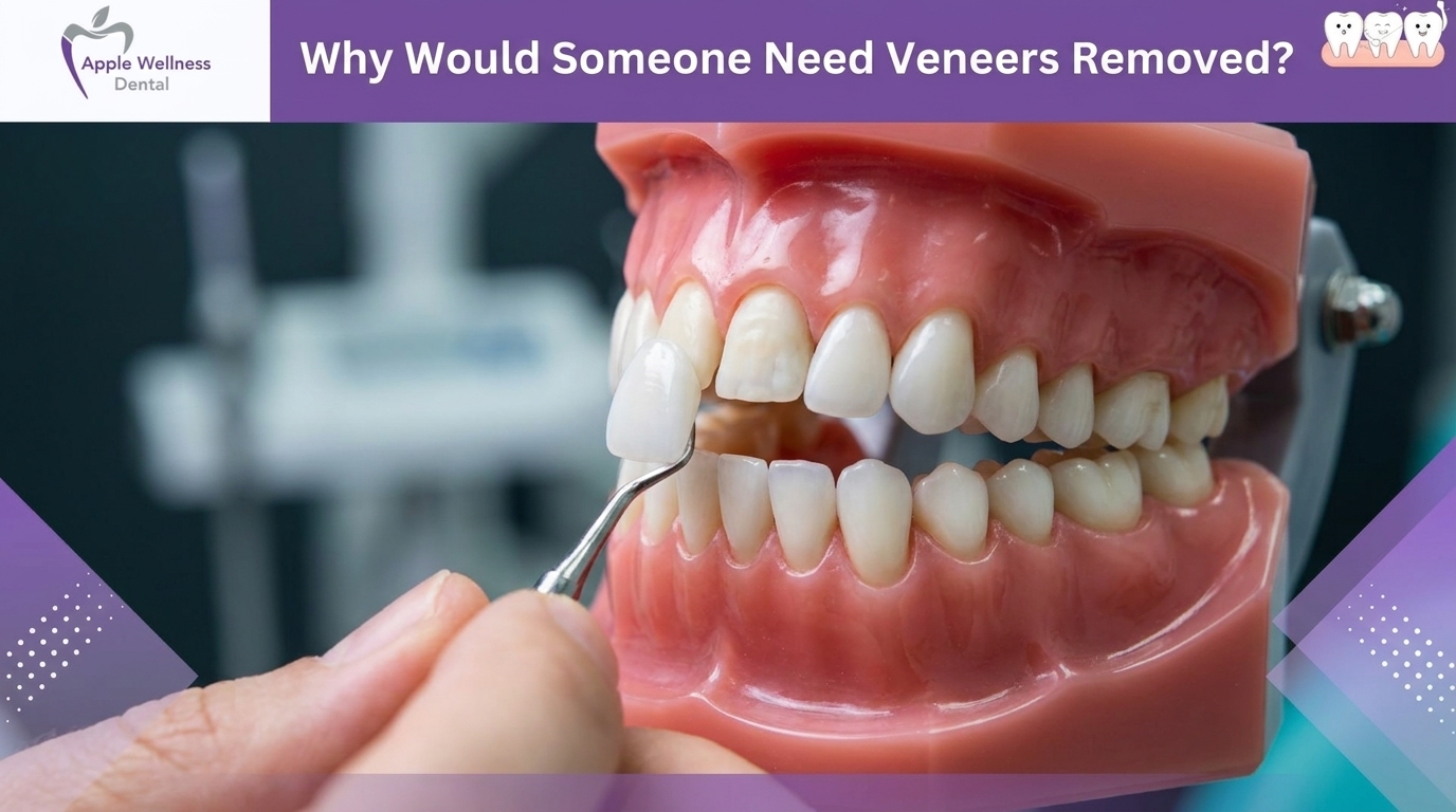 The Complete 2026 Guide to Dental Veneer Removal and Replacement - Apple Wellness Dental